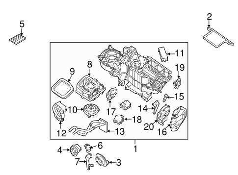 Xterra BLOWER MOTOR & FAN