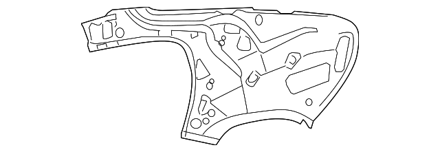 3C5-809-405-A Деталь INNER PANEL, LEFT