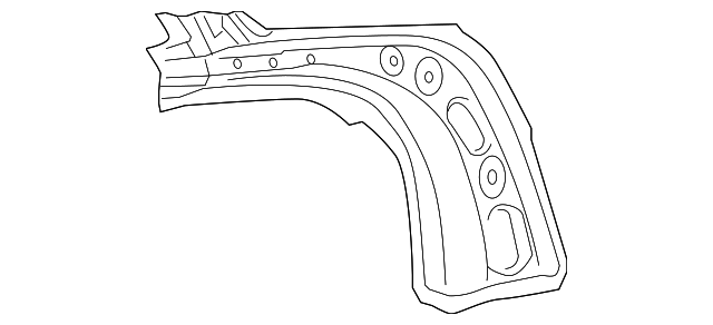 3C5-809-263 Деталь REAR REINF, LEFT