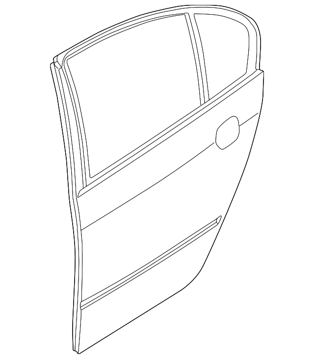41-52-7-034-155 Деталь DOOR SHELL, LEFT