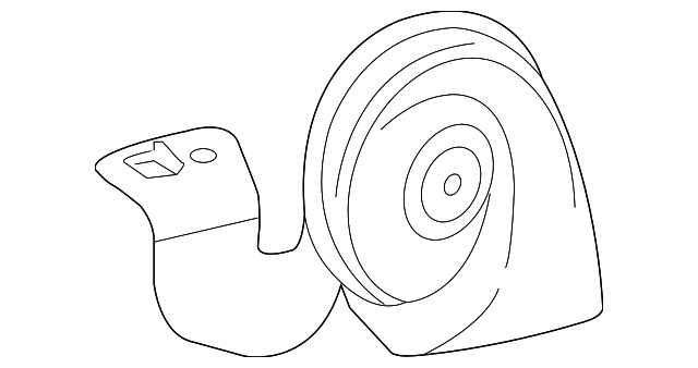 0075423320 HORN, RIGHT