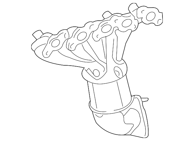 12571601 Деталь EXHAUST MANIFOLD