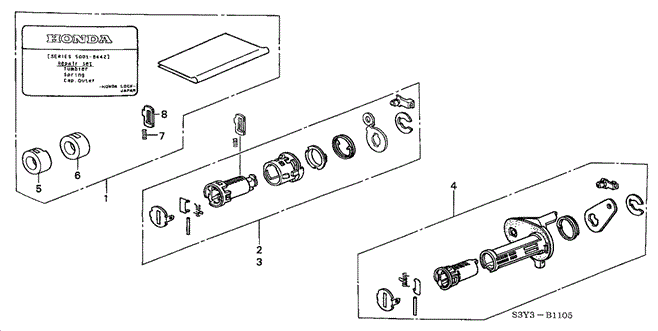 INSIGHT KEY CYLINDER KIT