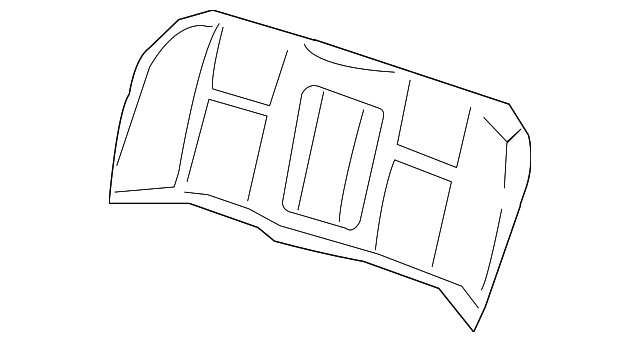 19122718 Деталь SEAT BACK COVER