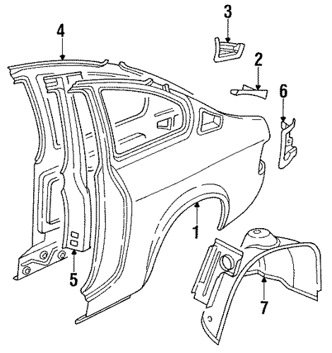 I-Mark QUARTER & REAR BODY TRIM