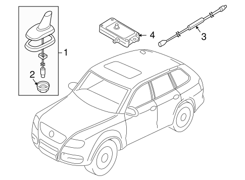 Touareg ANTENNA & RADIO