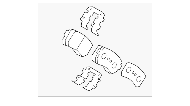 58302-2SA00 Деталь REAR PADS