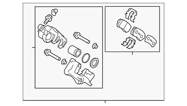 58210-2S000 Деталь CALIPER ASSY, LEFT