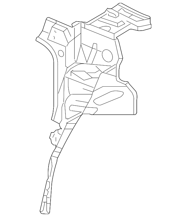 6161085Z10 Деталь INNER WHEELHOUSE, RIGHT