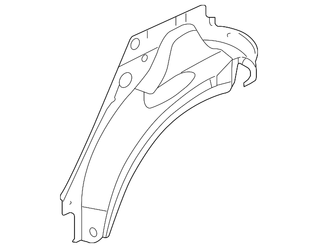 6331185Z10 Деталь OUTER WHEELHOUSE, RIGHT