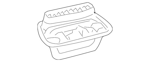 63610-08080-B0 Деталь VENT GRILLE, RIGHT