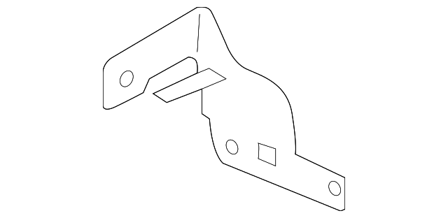 51-43-7-302-965 Деталь SEAT BELT COVER BRACKET, LEFT