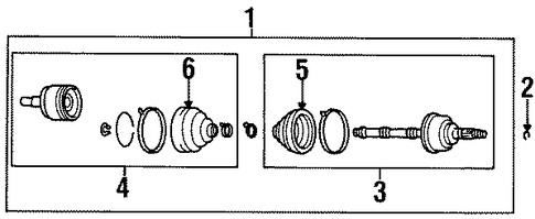 MPV DRIVE AXLES