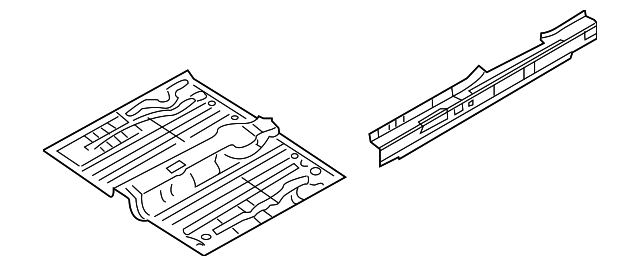 65100-2G100 Деталь FLOOR PAN