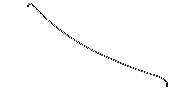 87214-3X500 Деталь SPOILER LOWER SEAL