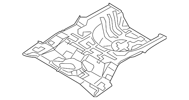 65511-2F210 Деталь REAR FLOOR PAN