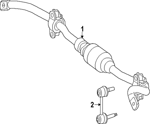 GL550 STABILIZER BAR & COMPONENTS