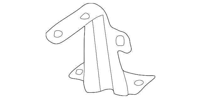 GD7A6147XA Деталь HEATER HOSE BRACKET