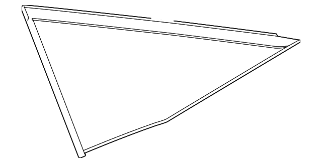 83300-5AA0A Деталь QUARTER GLASS, RIGHT