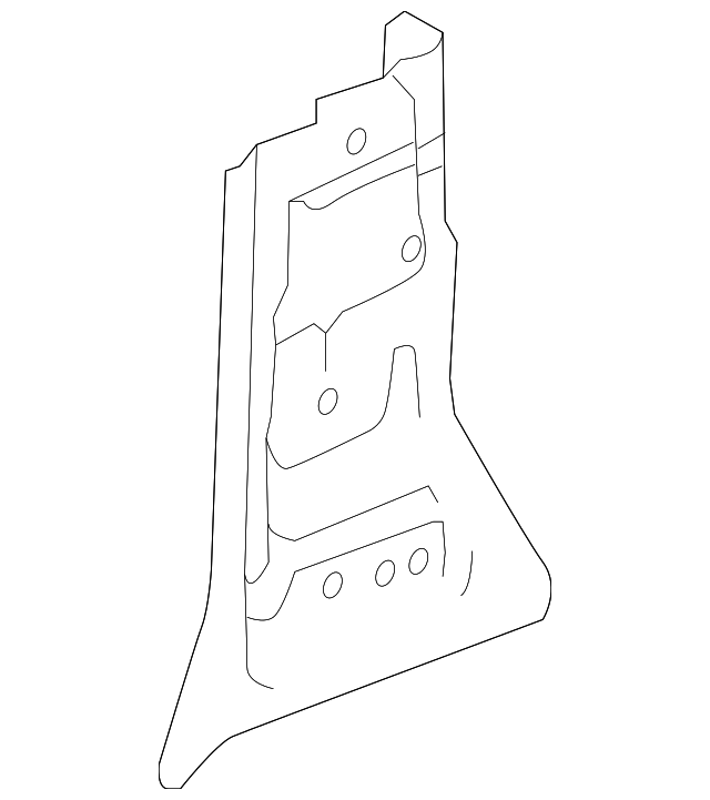 22904452 Деталь FILLER PANEL, LEFT