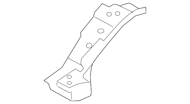 GJ6A547X0 Деталь SIDE BRACKET, LEFT