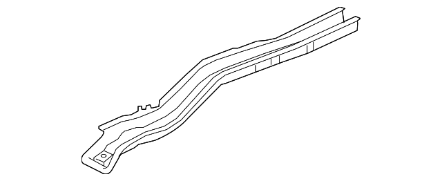 GJ6A54811B Деталь REAR RAIL, LEFT