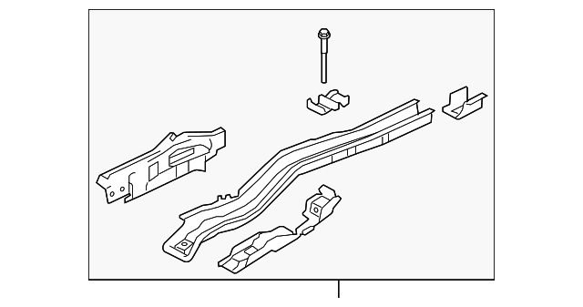 GP9A-53-810F Деталь REAR RAIL ASSY, RIGHT