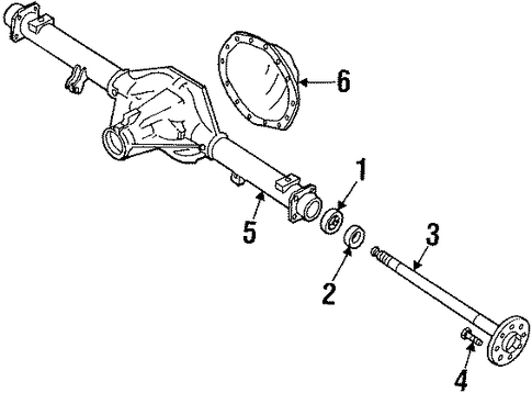 C1500 AXLE HOUSING