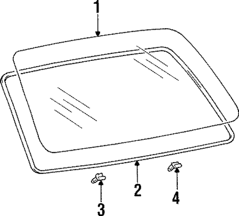 Sonata GLASS & HARDWARE - BACK