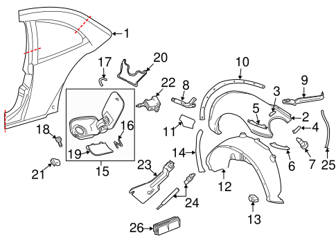 Beetle QUARTER PANEL & COMPONENTS
