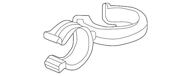 12622304 Деталь LOWER HOSE CLIP