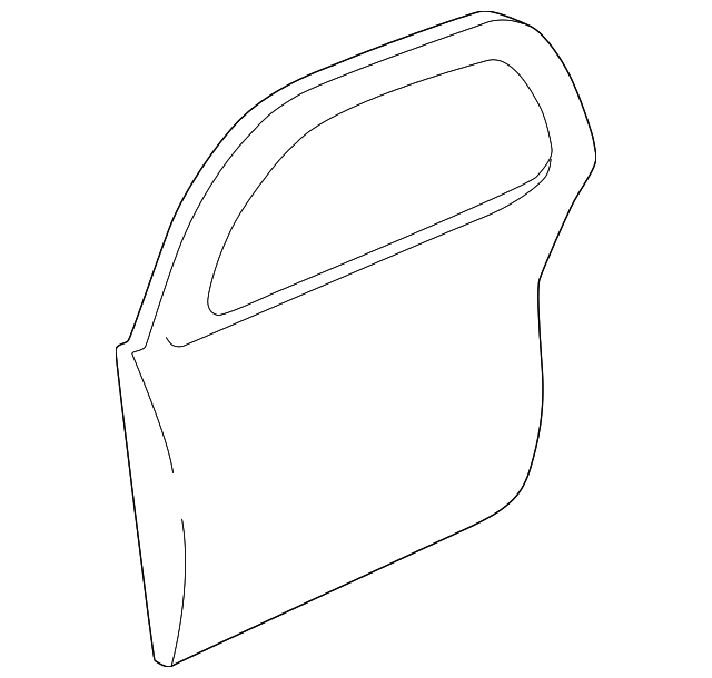 12529784 Деталь DOOR SHELL, RIGHT