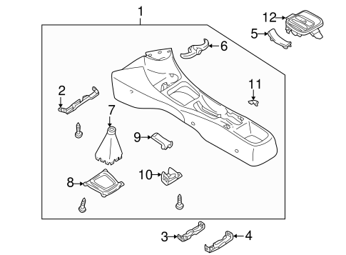 Protege CENTER CONSOLE