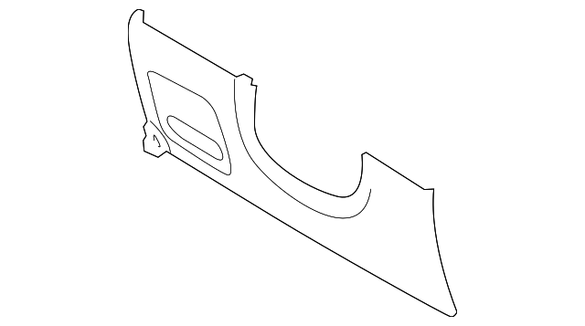 84750-1U001VA Деталь LOWER CRASH PAD