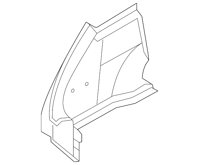 5C5-867-427-E-1BS Деталь WHEELHOUSE TRIM, LEFT