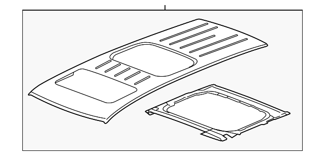 23243003 Деталь ROOF PANEL
