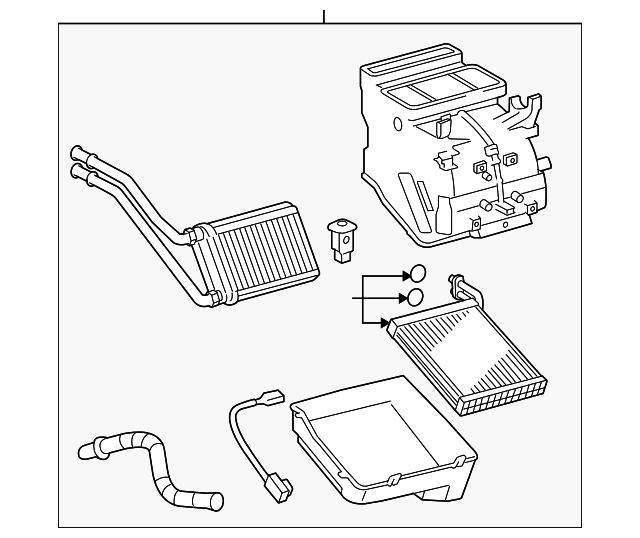 87050-0D500 EVAPORATOR ASSY