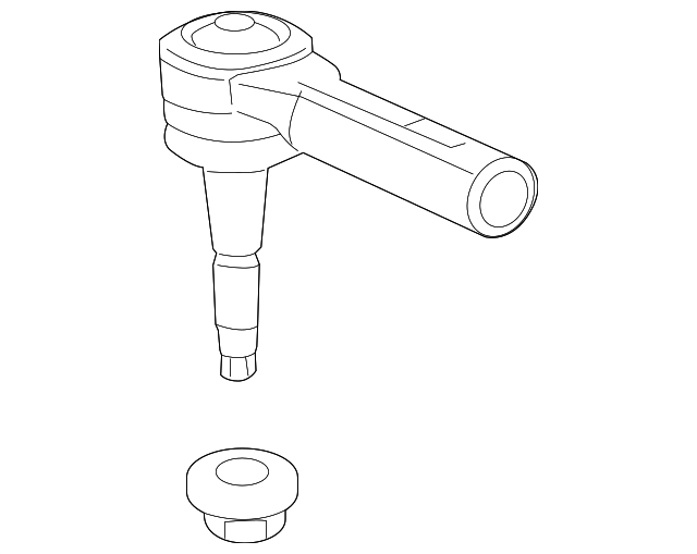 13272000 Деталь OUTER TIE ROD, RIGHT