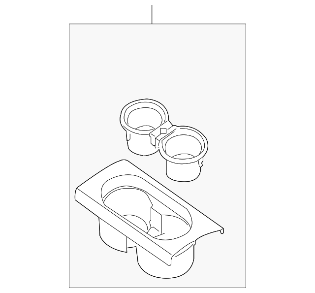 7581782Z80 Деталь FRONT CUPHOLDER