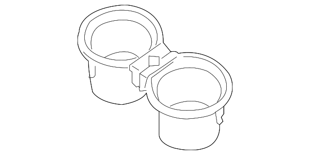 7595282Z01 Деталь FRONT CUPHOLDER INSERT