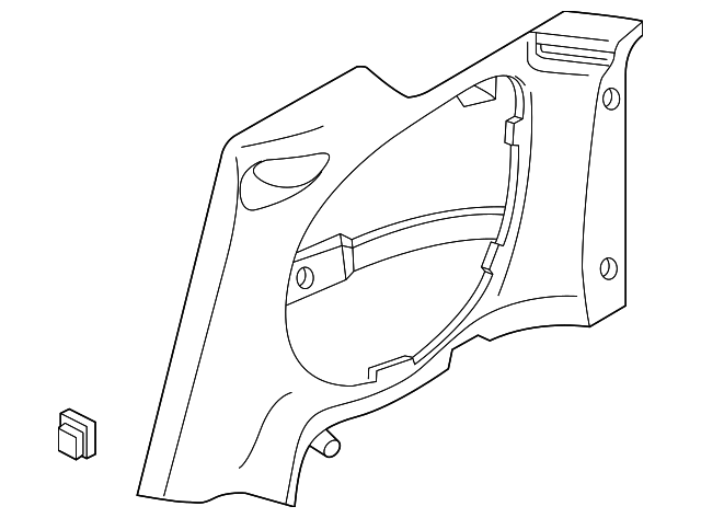 MR600250 Деталь TRIM PANEL, RIGHT