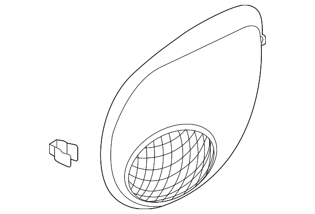 MR600252 Деталь SPEAKER COVER, LEFT