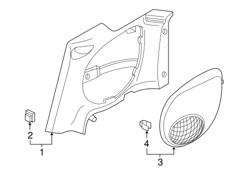 Eclipse INTERIOR TRIM - QUARTER PANELS