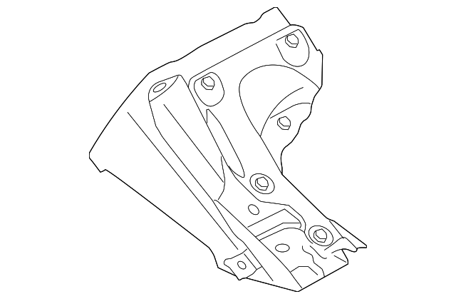 22-11-6-777-267 Деталь ENGINE SUPPORT, LEFT