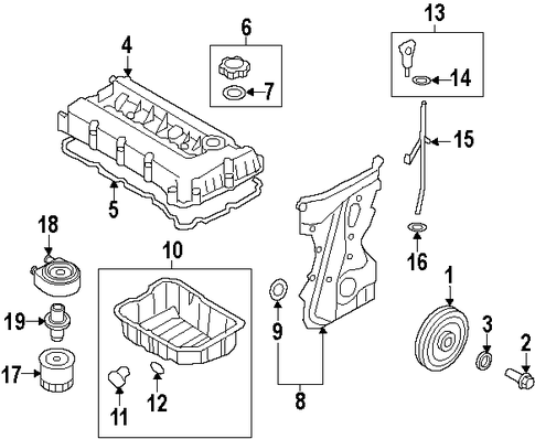 Optima ENGINE PARTS