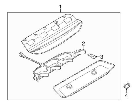 Impreza HIGH MOUNTED STOP LAMP
