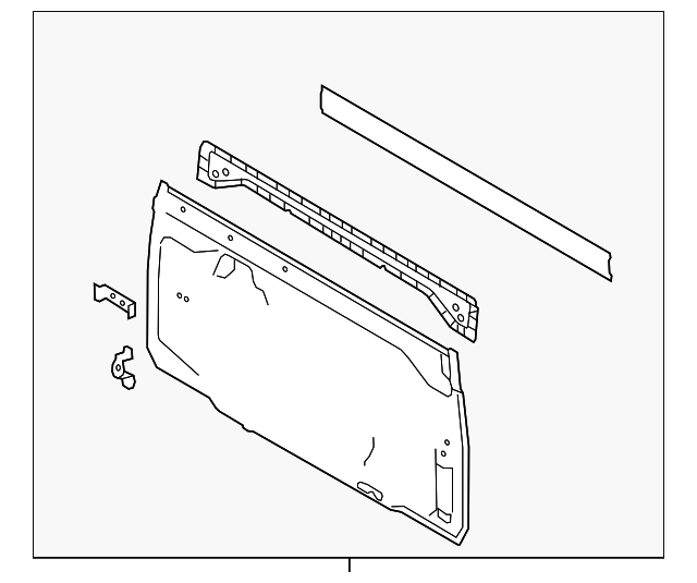64101-0C101 Деталь BACK PANEL