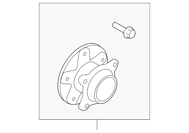 4340280J02 HUB & BEARING, LEFT