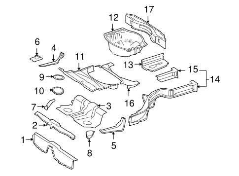CL600 REAR FLOOR & RAILS