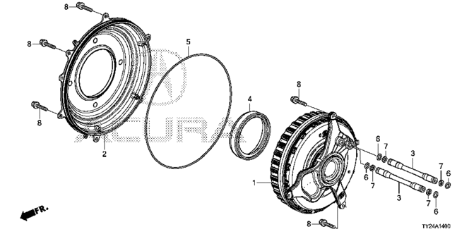 RLX AT CLUTCH ASSY. (4WD)